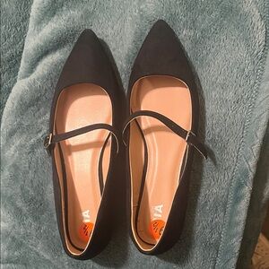 MIA Black Mary Jane Flats
